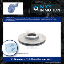 2x Brake Discs Pair Vented fits TOYOTA HI-ACE Mk4 2.0 Front 90 to 93 255mm Set