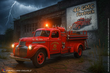 1:16 Highway 61 - 1946 GMC Firetruck - Spare Parts - Spare Parts