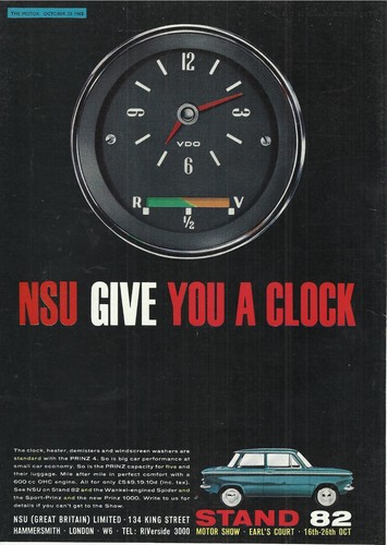 Nsu prinz range original - range,