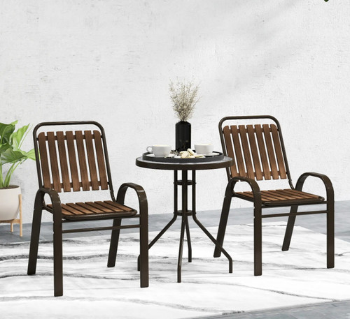 Metal bistro set - bistro, outdoor