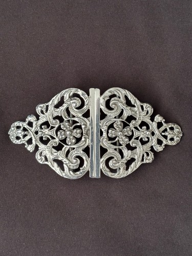 Solid silver nurses - silver, belt