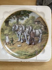 Shire Horse Display Plates x3
