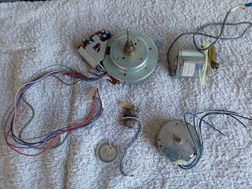 Vintage record player motors - record,