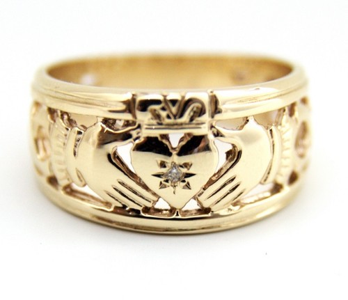 9ct gold claddagh - claddagh, ring