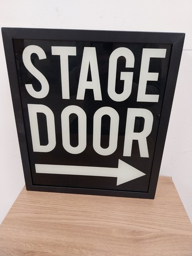 Stage door light - box, retro