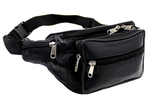 Large black leather waist - waist, bum