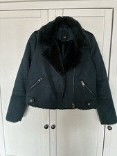 River Island Faux Fur Biker