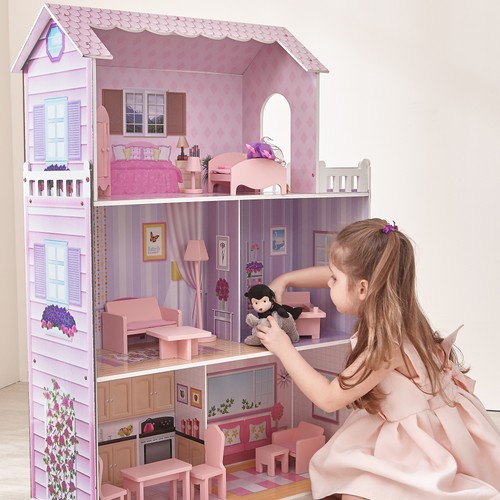 Wooden dolls house giant tall - dolls,