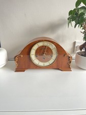 Hermle Mahogany German Mantle Clock Westminster Chime 8-Day Floating Balance