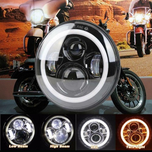 Inch motorcycle round - 7",