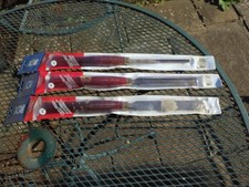 Record Power wood turning chisels. CH100, CH210, CH320. In sleeves, look unused