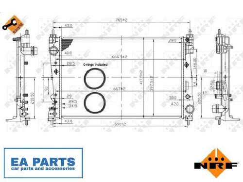 Radiator engine cooling for - radiator,,