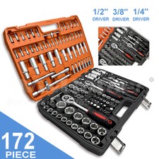 172PCS Socket Set 1/4" 3/8"