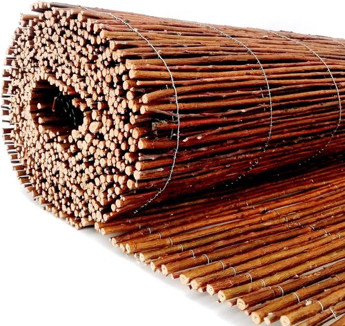 Willow natural garden fence - 4m,