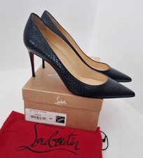 Christian Louboutin Kate 85 Black Jurassic Print 41 UK8