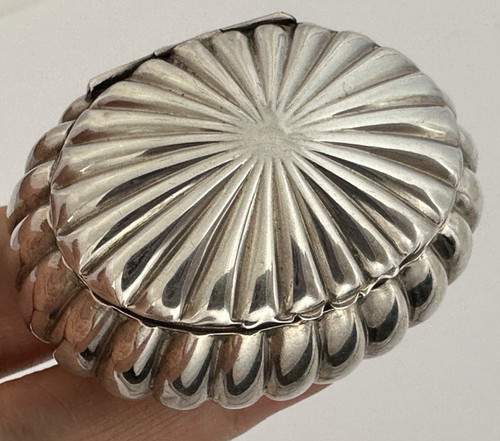 Victorian solid silver snuff - victorian,