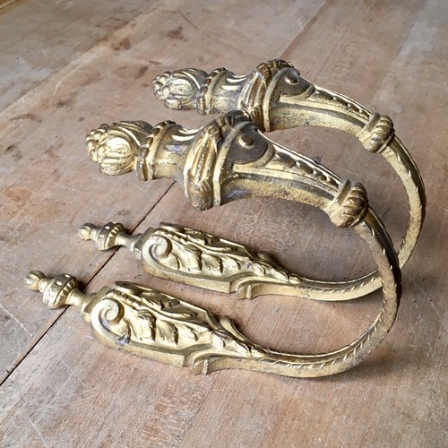Antique curtain tie backs - antique,