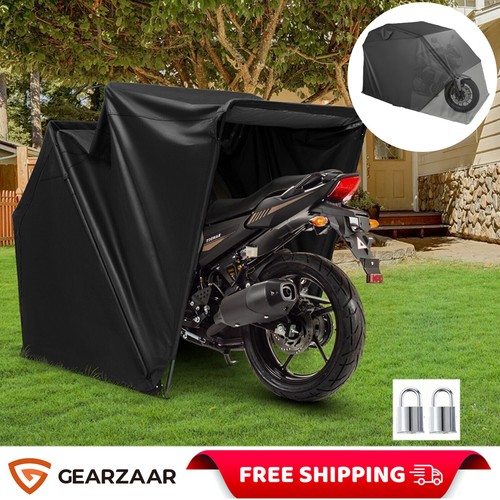 Motorbike cover shed - motorbike, folding