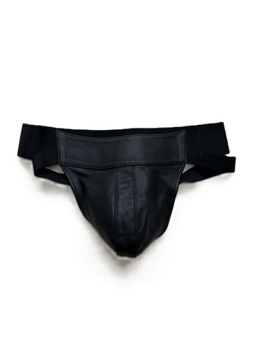 Mens leather jockstrap - leather,