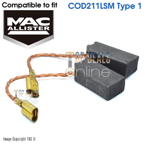 Carbon brushes for macallister - carbon,