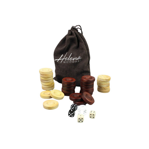 Wooden helena backgammon - wooden,
