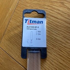 Titman HSS spiral cutter
