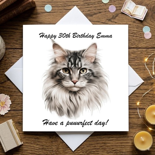 Personalised birthday card - personalised,