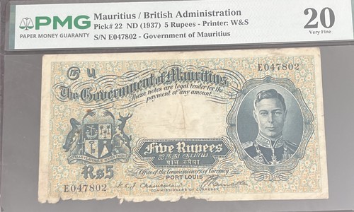 1937 rupees mauritius - rupees,