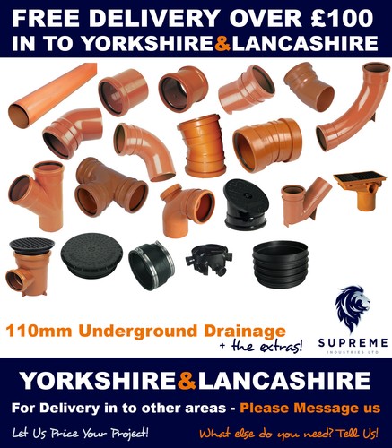 Underground drainage 110mm - underground,