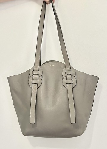 Chloé darryl grey leather - chloé,