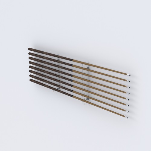 Snooker pool cue rack - snooker, /
