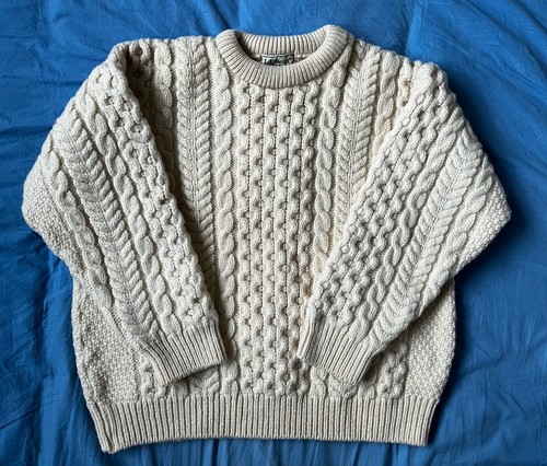 Vintage bean wool - wool, aran