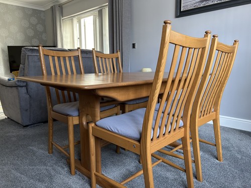 Ercol dining table set of - &,