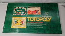 Vintage Waddingtons Totopoly Board Game 1972 -  Complete Without Instructions
