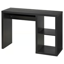 IKEA KALLAX Desk Black Brown