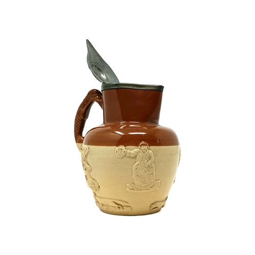 Antique stoneware pint - antique,
