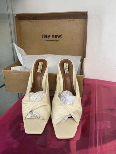Women leather mules uk - leather,