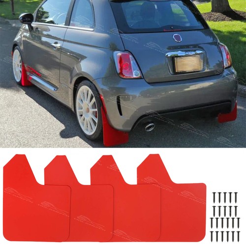 4pcs mudflaps for fiat - 4pcs, abarth