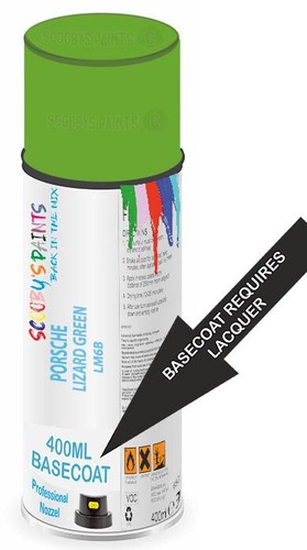 Basecoat aerosol for porsche - aerosol,