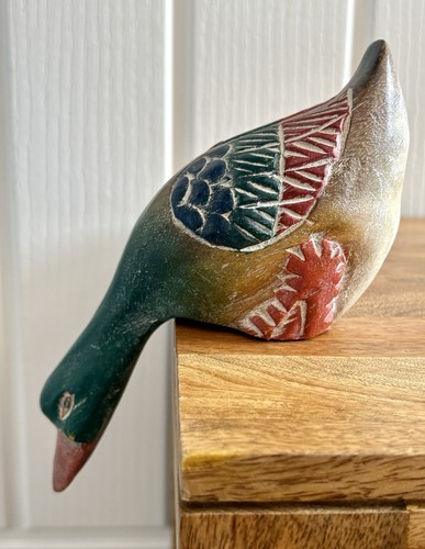 Vintage hand carved painted - vintage,
