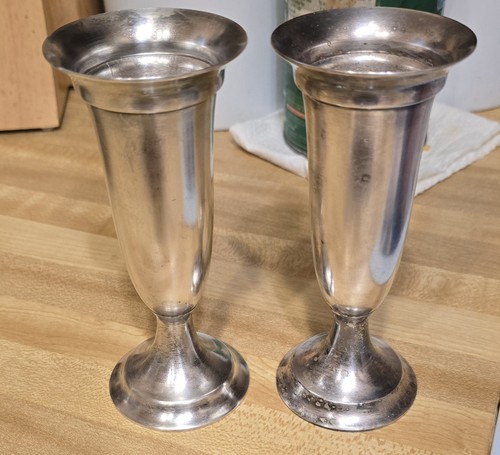 Pair vintage reed barton - of, &
