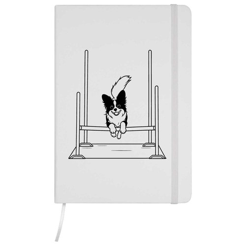 Papillon dog show - dog, white