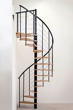 Venezia Smart Spiral loft Staircase 100 cm BLACK space saver, SMALL STAIRS