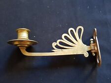 One Reclaimed Antique Bronze Art Nouveau Piano Candle Wall Sconce (ER445)