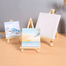 Mini Wooden Easel Table Name Card Stand Desktop Painting Shelf Display Holder