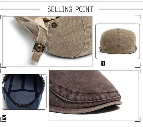 New vintage cotton beret - vintage,