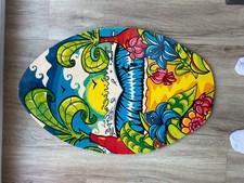 wooden skimboard .VW campervan