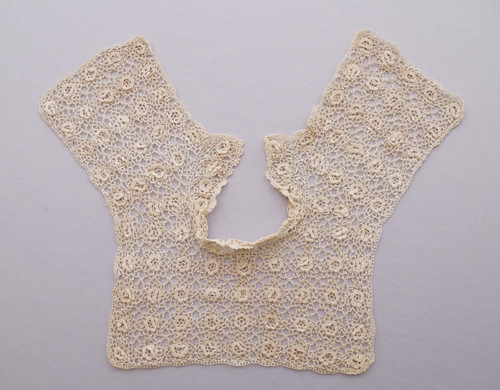 Antique lace collar handmade - collar,