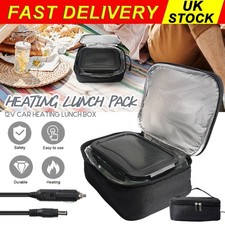 12V Car Portable Electric Heated Heating Lunch Box Mini Microwave Oven Lunch Bag