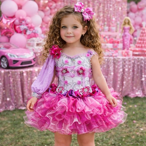 Girls birthday cupcake pageant - girls,